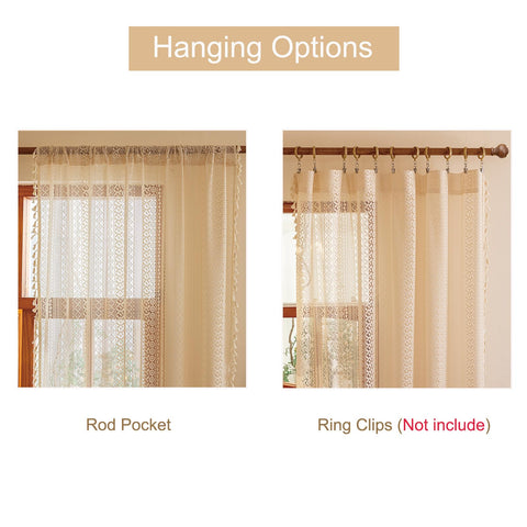 Sutuo Home vintage chic curtains suit bedrooms, dining rooms, and nurseries.