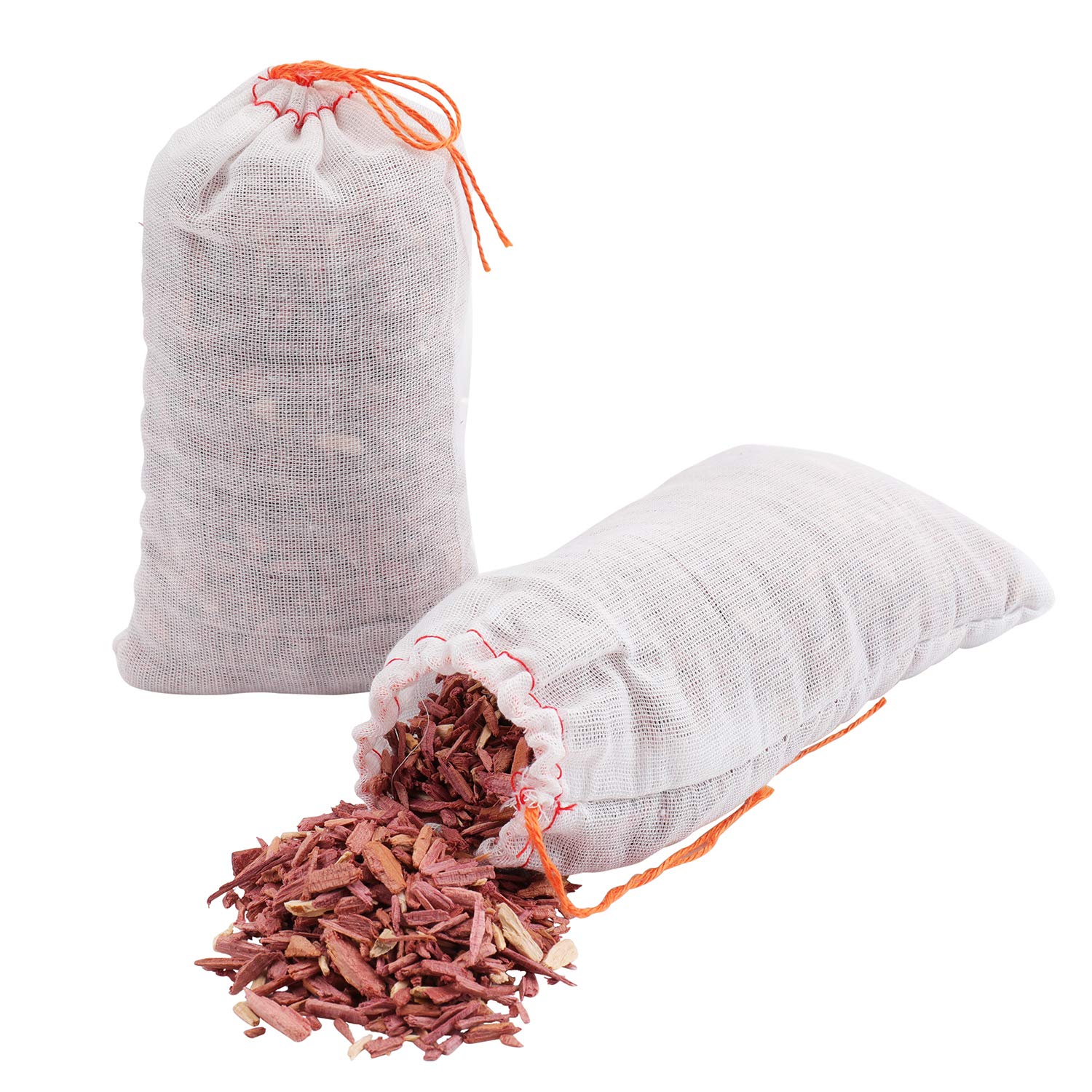 Suwimut cedar sachet hanging on a hanger for easy scenting.