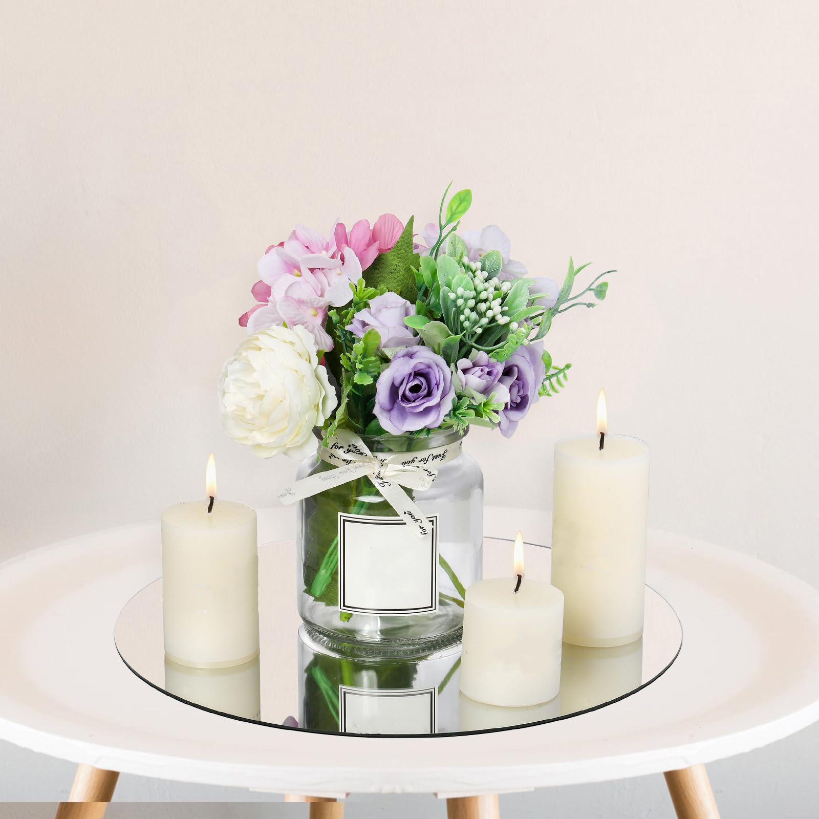 Suwimut craft wall decor round mirror for DIY projects