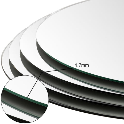 Suwimut frameless glass mirrors versatile for walls and tables