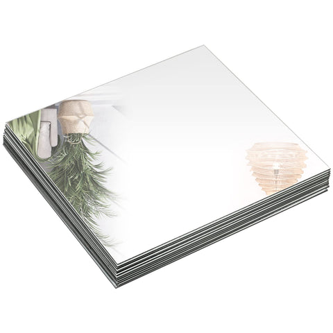 Suwimut square 10x10 inch mirror plate for elegant centerpieces and reflections
