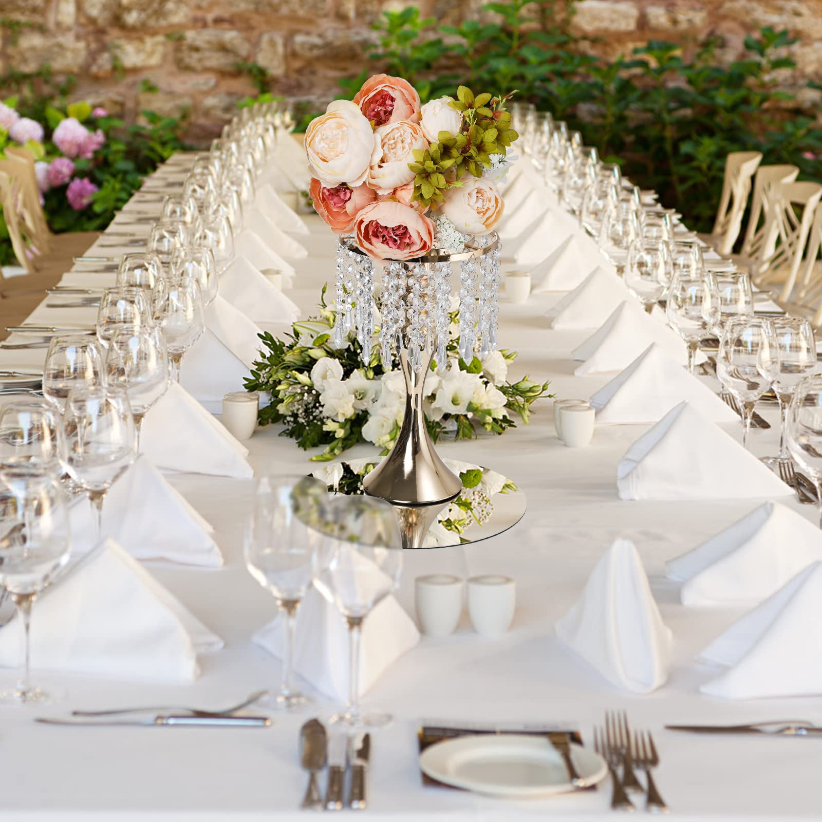 Suwimut wedding party decor round mirrors for refined ambiance