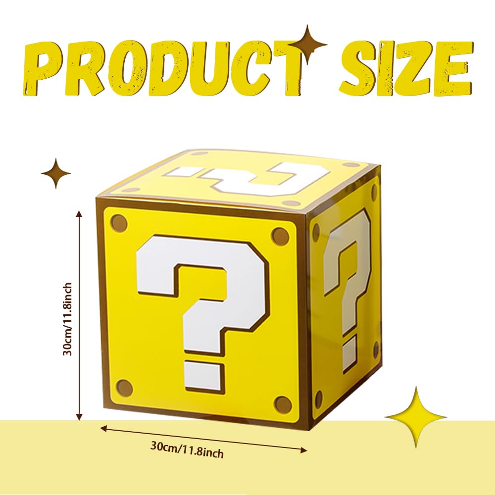 SUYEPER flat-pack design box 11.8-inch, quick assembly for parties.