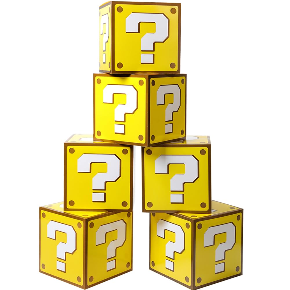 SUYEPER big question box assembly for sturdy birthday party favors