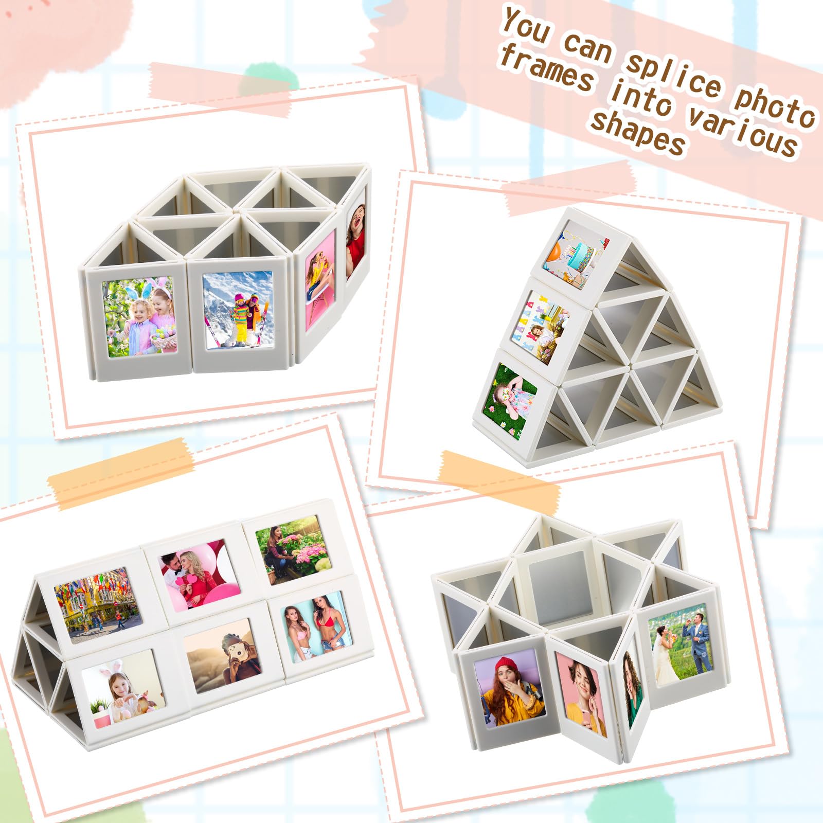 Suzile 2x3-inch frame on desk for easy photo swaps