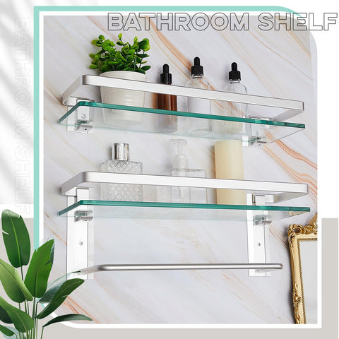 Suzile raised guardrail helps prevent items from slipping.