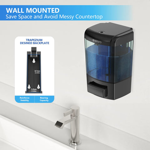 SVAVO dispensing action demonstrates smooth, controlled dispensing with a single press.