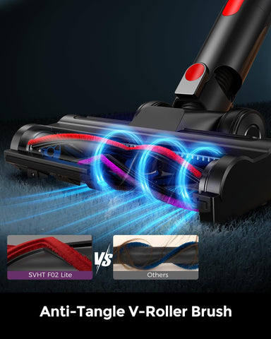SVHT self-standing design allows easy pause without bending