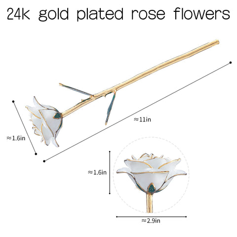 SW 24k gold dipped rose for Mother's Day gift idea.
