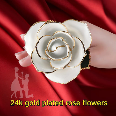 SW 24k gold dipped rose for Valentine's Day gift idea.