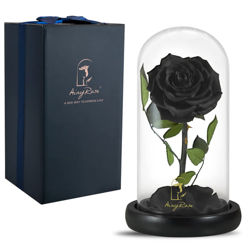SW Forever Preserved Rose in glass dome as a lasting centerpiece.