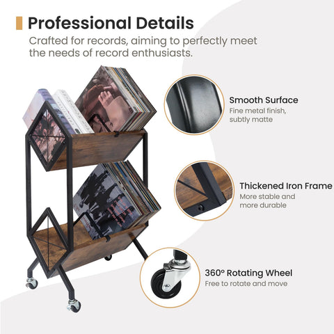SwaaVee record dividers help keep genres organized and jackets protected.