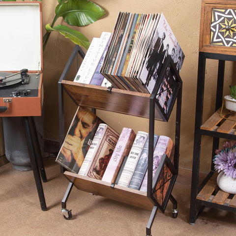 SwaaVee rustic brown finish complements both modern and vintage interiors.