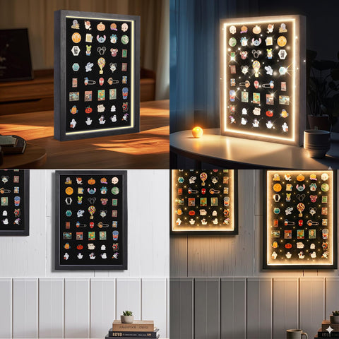 Swakuszy 16x12 black frame ready for wall mounting or tabletop display