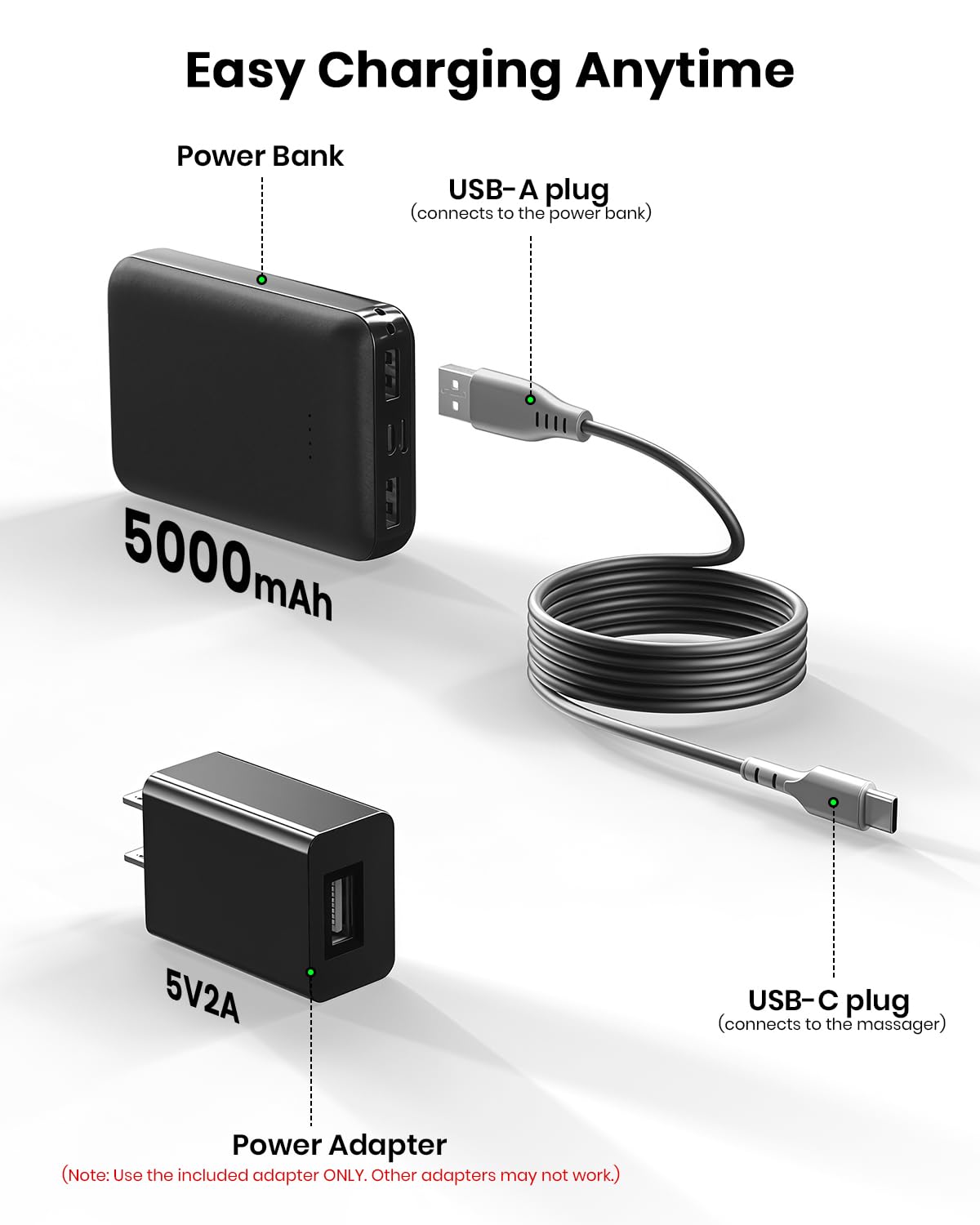 Swancode 5000mAh power bank integration highlights portable energy on the go.