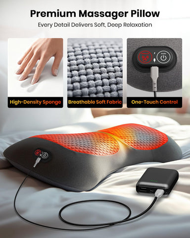 Swancode ergonomic lumbar foam cover demonstrates supportive design and breathable fabric.