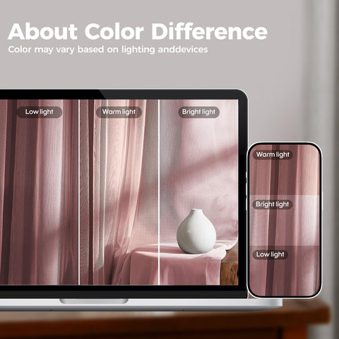 Swandream pink curtains provide privacy for bedrooms and media rooms.