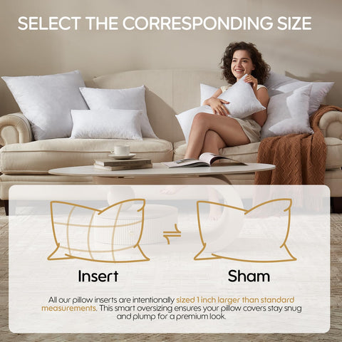 Swandream feather-microfiber-fill-blend delivers soft, supportive comfort for daily lounging.
