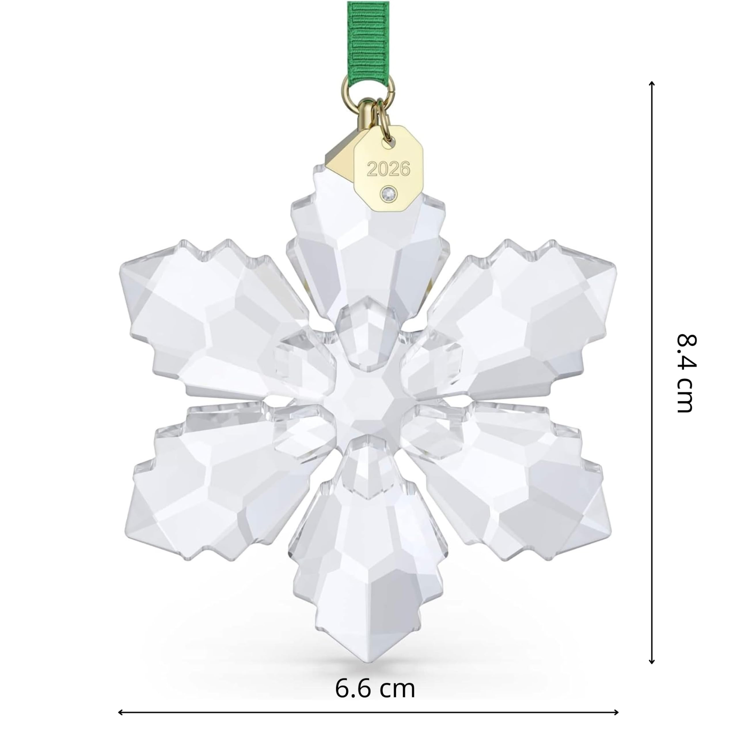 Swarovski Annual Edition Ornament 2026 side view showcasing size and elegance
