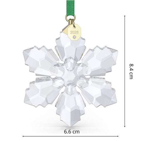 Swarovski Annual Edition Ornament 2026 side view showcasing size and elegance