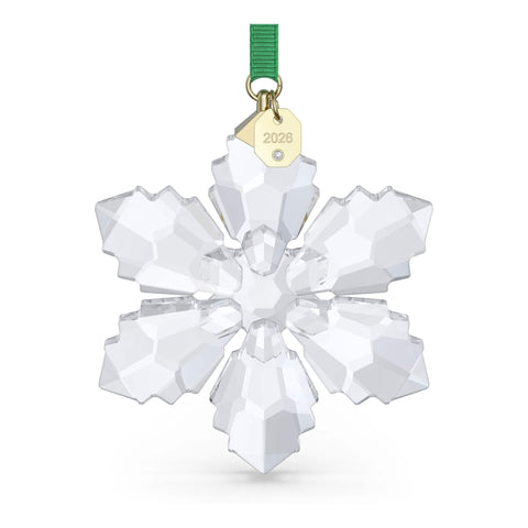 Swarovski Annual Edition Ornament 2026 snowflake facets close-up highlighting facets and sparkle