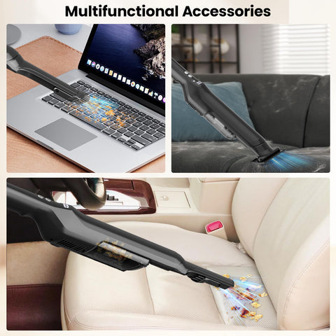 Sweepcent 4-in-1 cleaning tools reach tight spaces and upholstery.