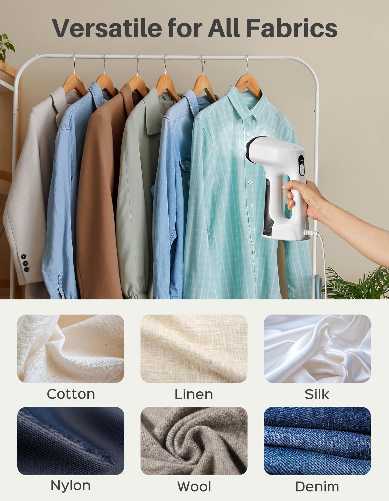 Sweepulire vacuum steamer 110-120V ready for US and Canada wardrobes.