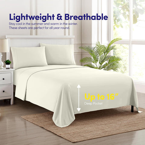 Sweet Home Collection 1500 Supreme all-season comfort for queen bed setup.