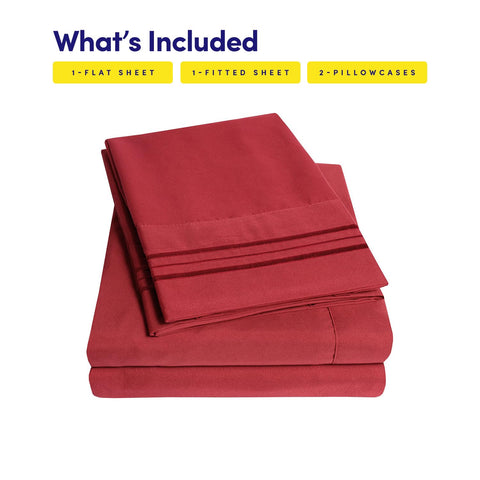 Sweet Home Collection 1500 Supreme deep pockets fit mattresses up to 16 inches