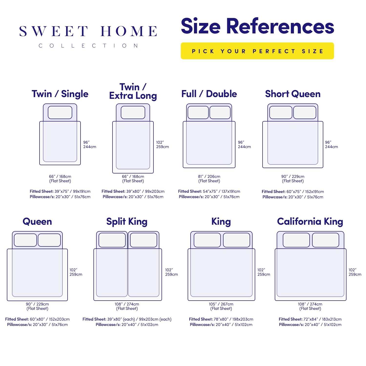 Deep pocket sheet fits mattresses up to 16 inches deep.