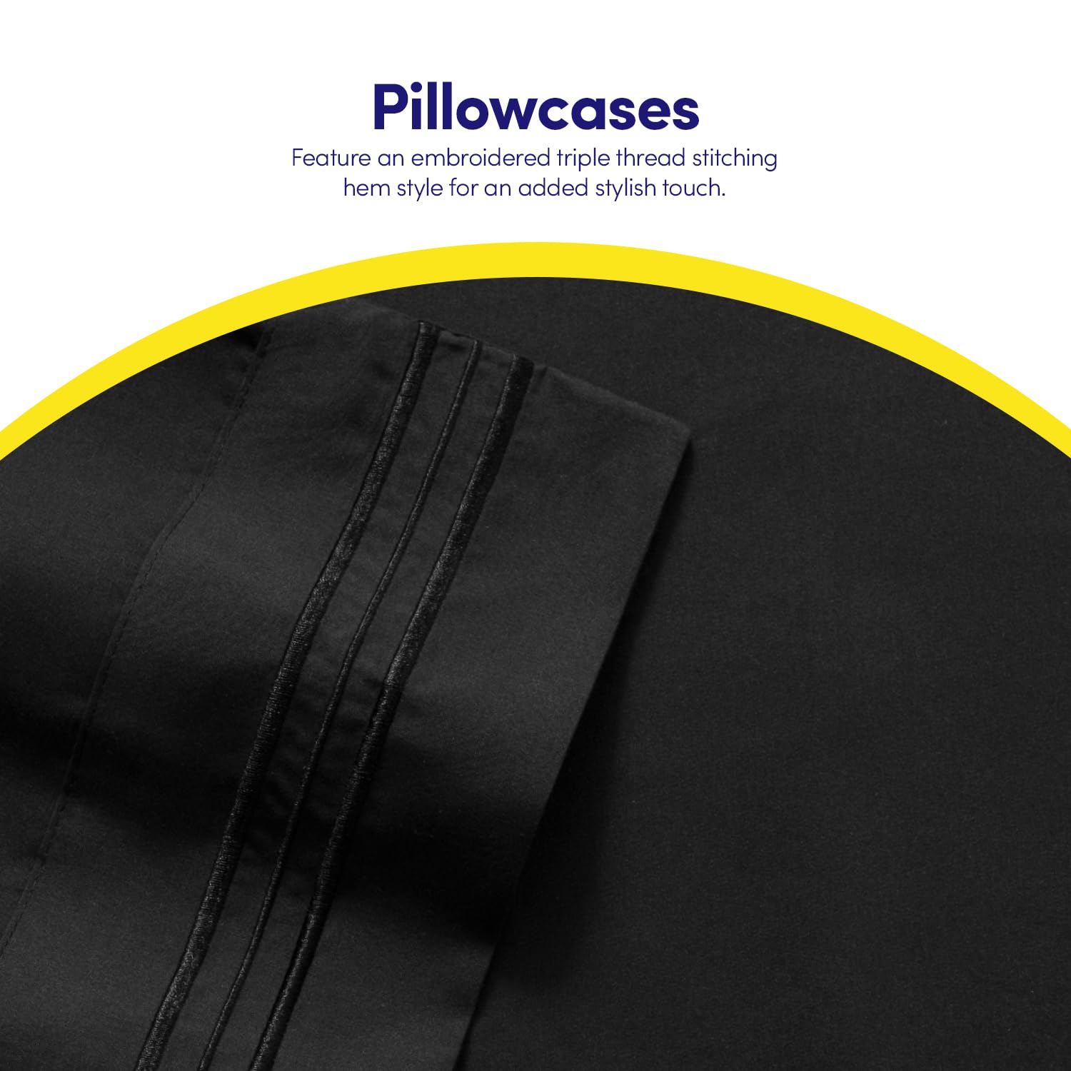 Sweet Home Collection 1500 Supreme includes two pillowcases for a complete look.