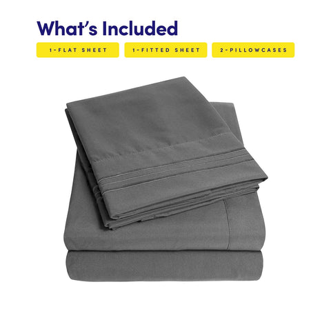 Deep pockets up to 16 inches ensure a snug fit on thick mattresses.