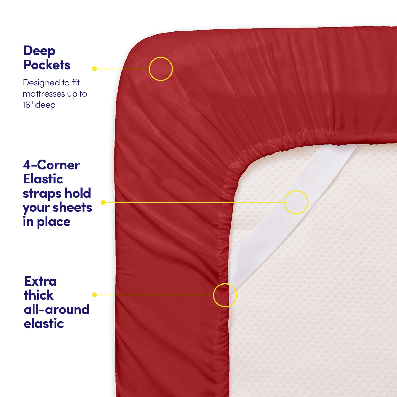 Sweet Home Collection 1500 Supreme wrinkle and fade resistance for easy care