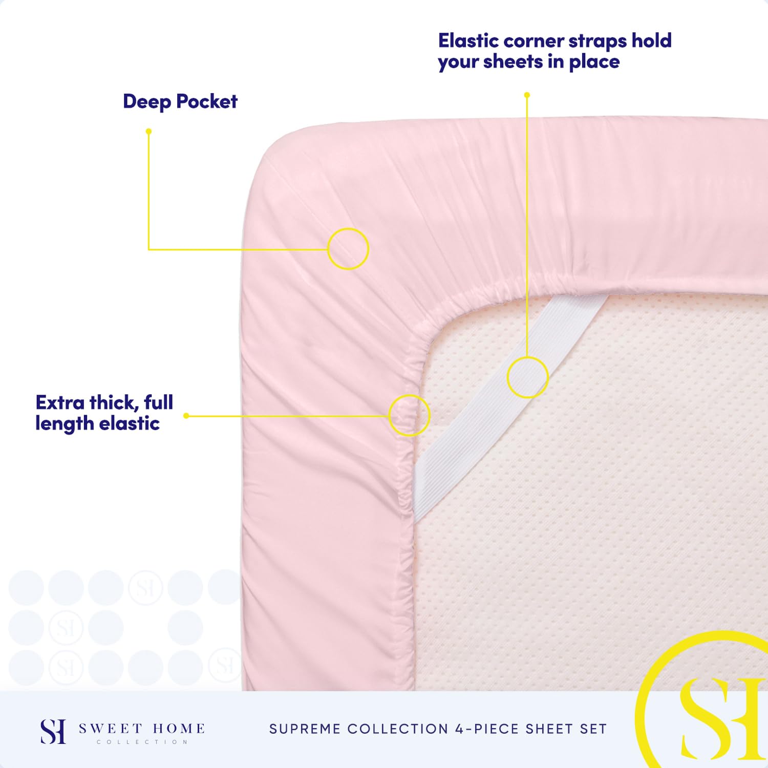 Sweet Home Collection color palette display with pale pink shade