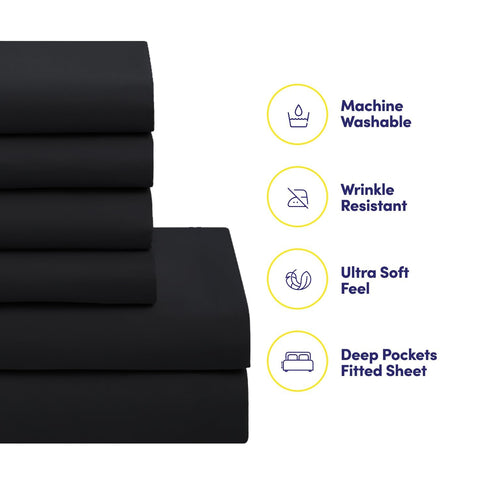 Sweet Home Collection all season microfiber comforter highlighting breathable warmth