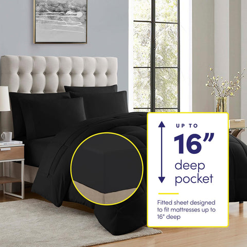 Sweet Home Collection all season microfiber sheets keep you cozy year round