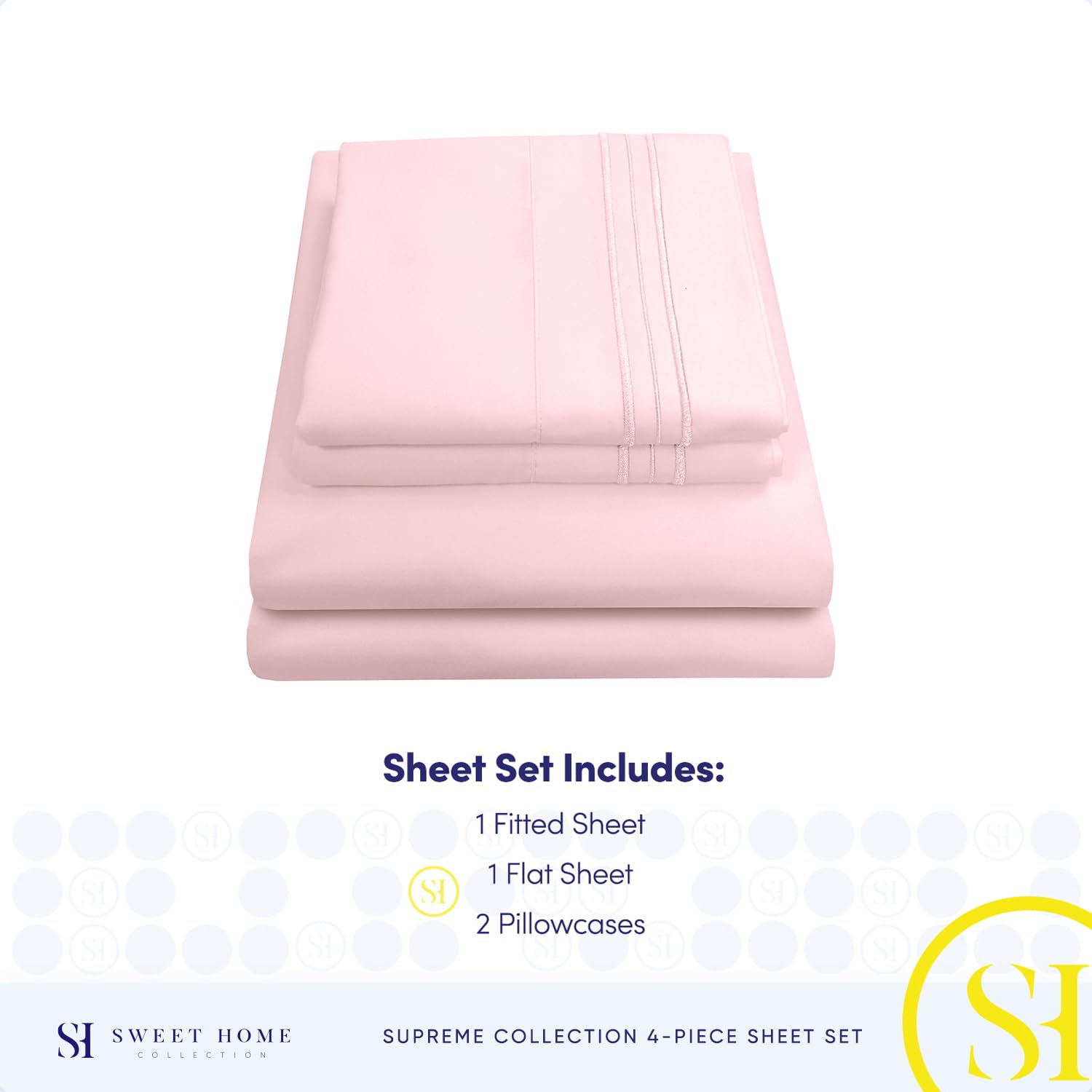 Brushed microfiber texture close-up showing luxe softness from Sweet Home Collection