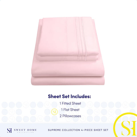Brushed microfiber texture close-up showing luxe softness from Sweet Home Collection
