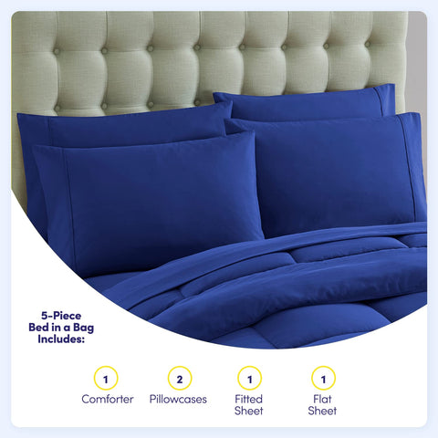 Sweet Home Collection brushed microfiber sheets emphasize breathability and wrinkle resistance.