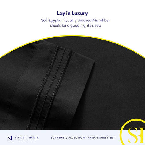 Sweet Home Collection care guide: wash cold, tumble dry low.