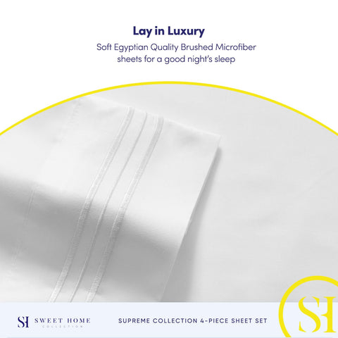 Sweet Home Collection color swatches show 40 hues for bedding.