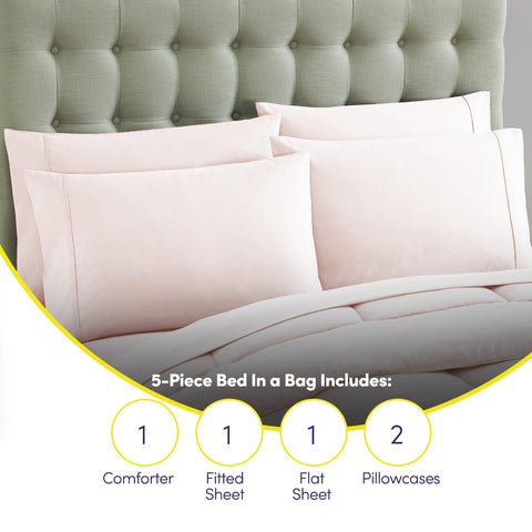 Sweet Home Collection size variations image shows Twin through California King options
