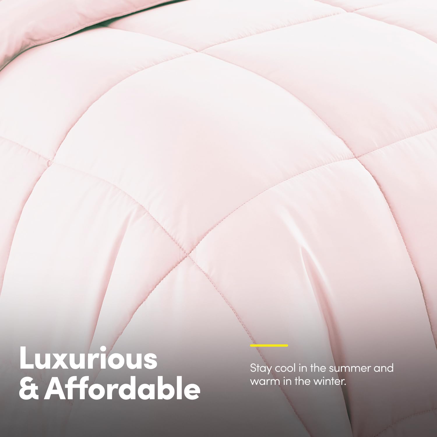 Sweet Home Collection wrinkle-resistant bedding emphasizes easy care and lasting color