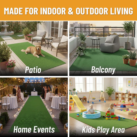 Sweet Home Stores customizable grass runner cut to fit.
