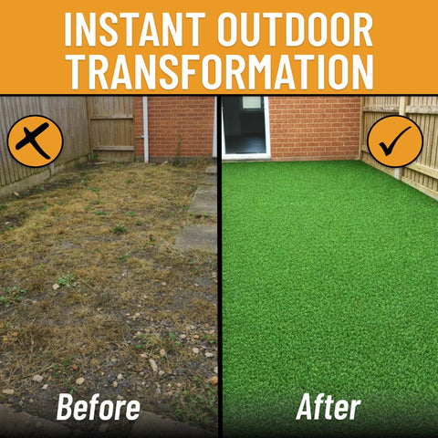 Sweet Home Stores eco-friendly artificial turf for family-friendly outdoor spaces.