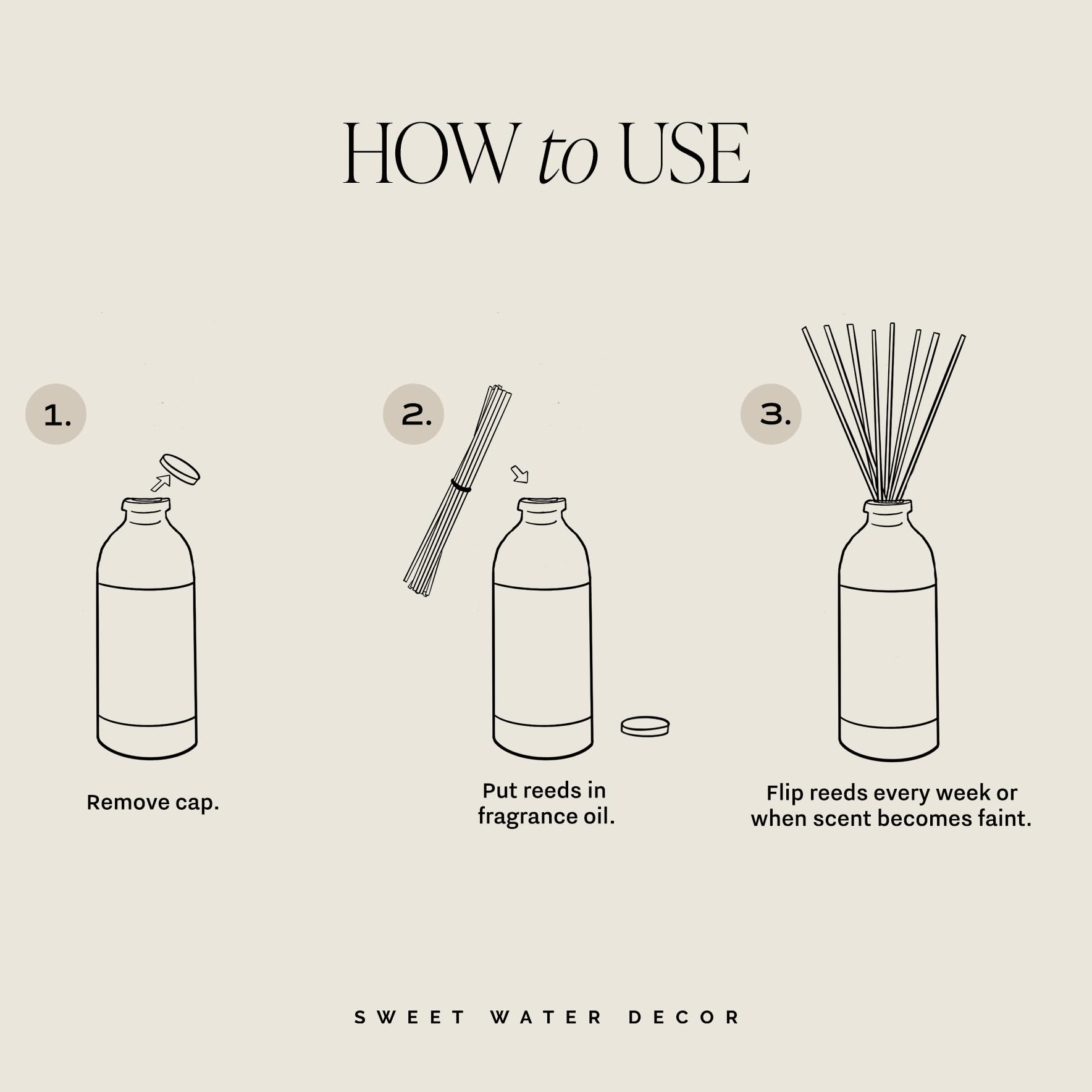 Sweet Water Decor bathroom diffuser complements a spa-like atmosphere