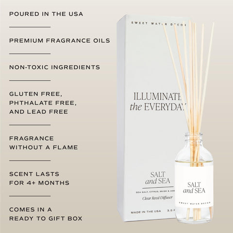 Sweet Water Decor diffuser in bedroom creates relaxing ambiance