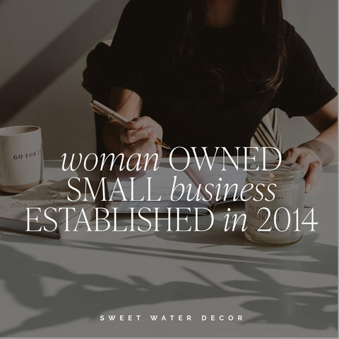 Sweet Water Decor tan bottle and reeds suit small spaces