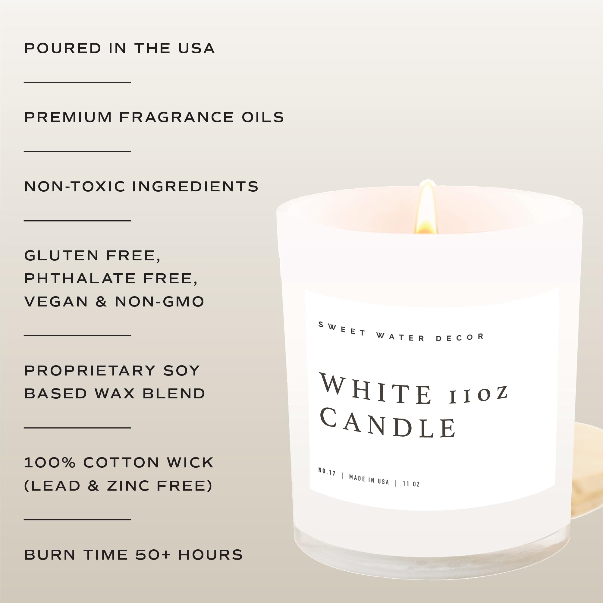 Sweet Water Decor Salt and Sea candle amber and citrus notes close-up