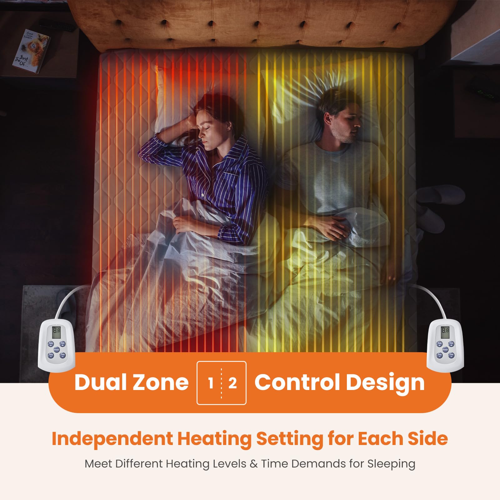Sweetcrispy 12-level heat settings control illustrating customization